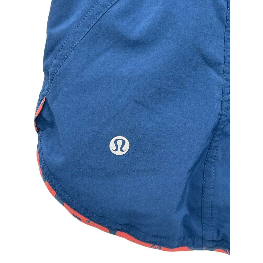 Lululemon Choose A Side Shorts Onyx Blue Efflorescent Dark Canyon Size 4 - Picture 7 of 8